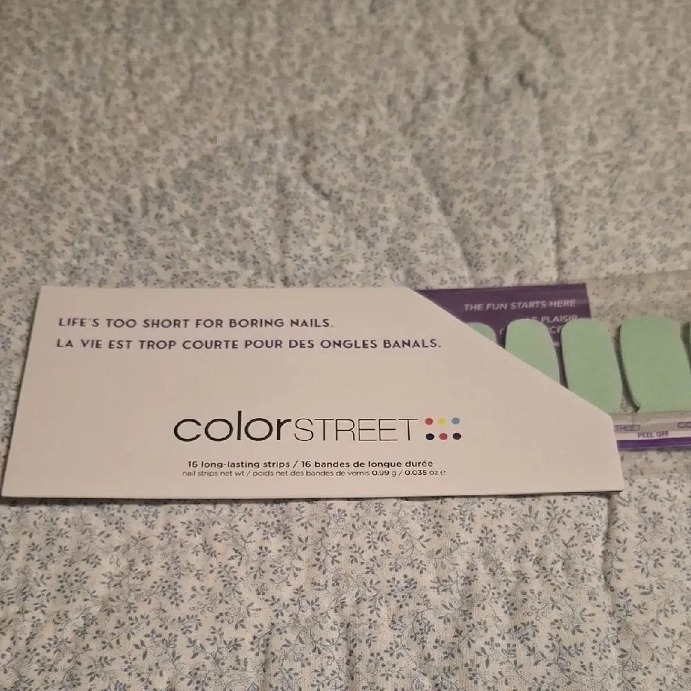 Color Street Nail Strips It Was All A Dream- Mint Green